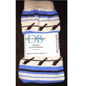 NWT NEW Made in USA Dittanty Baby Skidpants Leg/Arm Warmers Skid Pants Boy/Girl